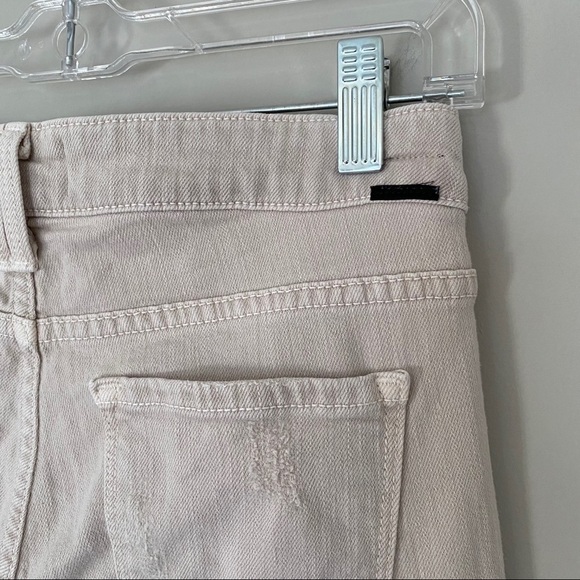 Vince Dylan Deconstructed Latte Skinny Ankle Jeans - Picture 9 of 16